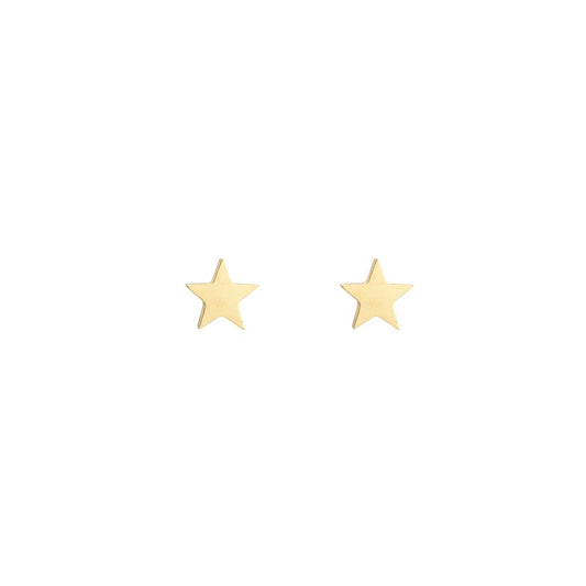 Mydefny Edelstahl Ohrringe Mini Simple Star Gold/Silber