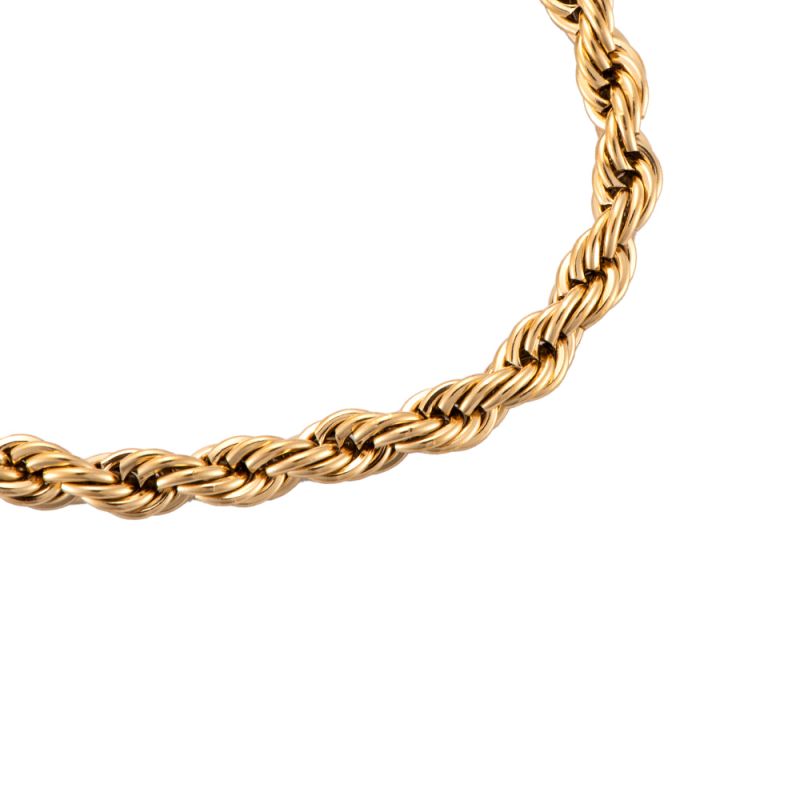 Mydefny Edelstahl Armkette Twist 4.0 Gold