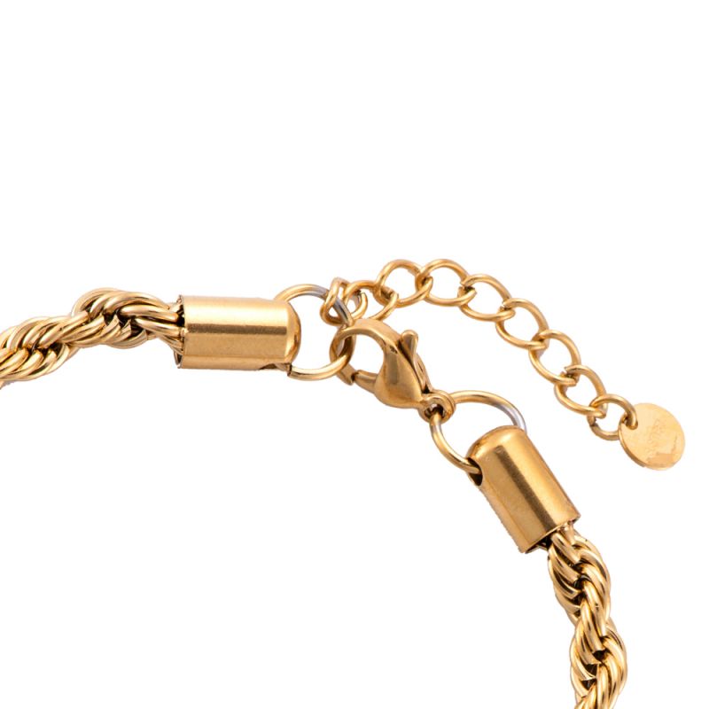 Mydefny Edelstahl Armkette Twist 4.0 Gold