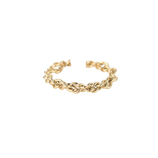 Mydefny Edelstahl Ring Linkup Chain Gold/Silber