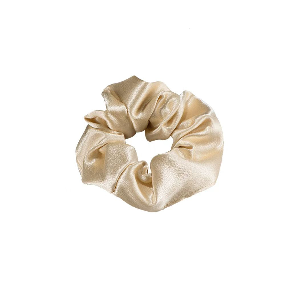 Mydefny Haargummi Monochrome Scrunchie Samt Beige