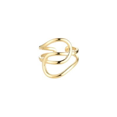 Mydefny Edelstahl Ring Nest Of Snakes Gold/silber